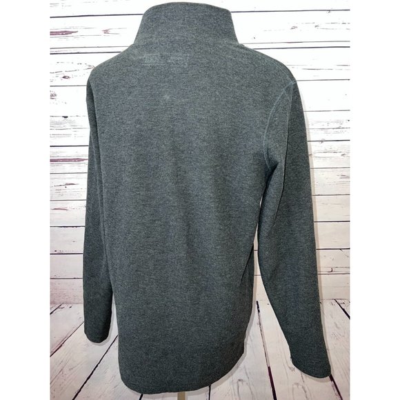 BKE 1/2 Zip Sweater Medium Dark Gray‎ Half zip Pullover Long sleeve Gray Mens - Picture 6 of 6